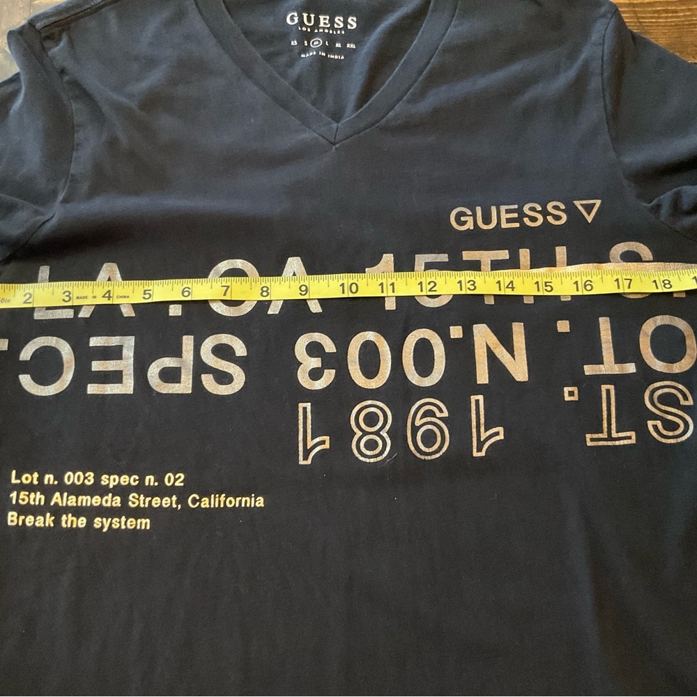 Guess Black Graphic T-Shirt - Picture 7 of 7